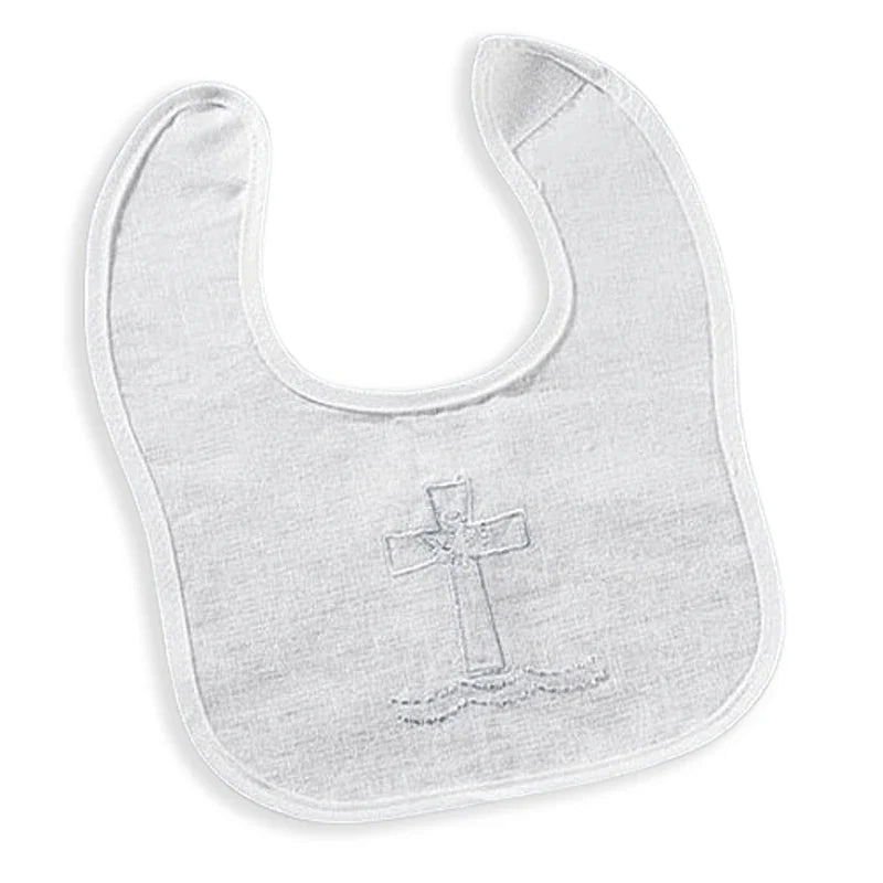 Embroidered Baptismal Bib w/Velcro® Closure - 12 Pack by Christian Brands