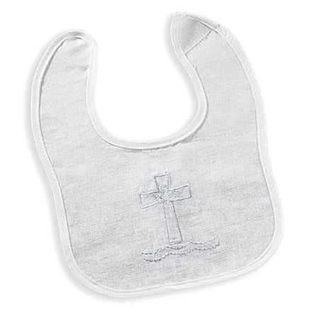 Embroidered Baptismal Bib w/Velcro® Closure - 12 Pack by Christian Brands