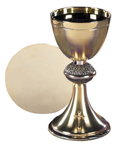 Budded Cross Chalice and Paten Set by Sudbury Brass™