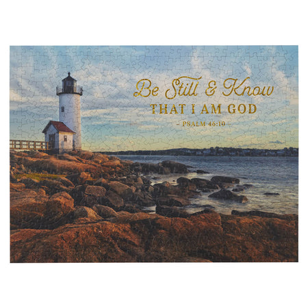 Be Still and Know 500-piece Jigsaw Puzzle - Psalm 46:10 by Christian Art Gifts