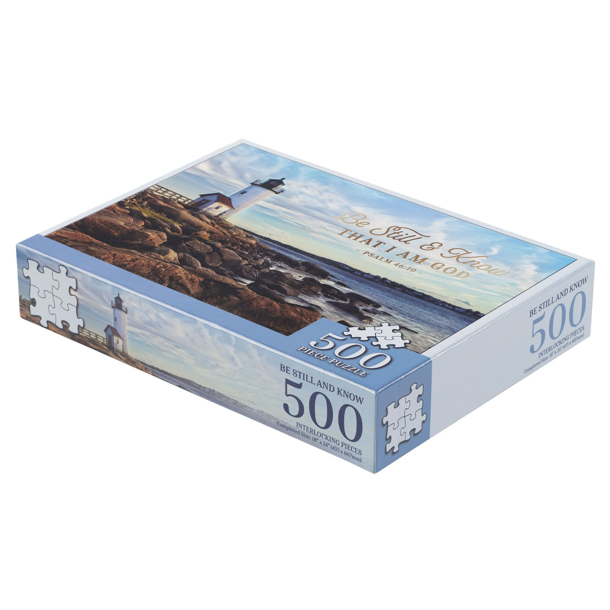 Be Still and Know 500-piece Jigsaw Puzzle - Psalm 46:10 by Christian Art Gifts, product view 2