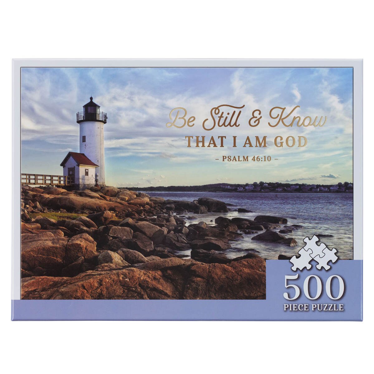 Be Still and Know 500-piece Jigsaw Puzzle - Psalm 46:10 by Christian Art Gifts, product view 4