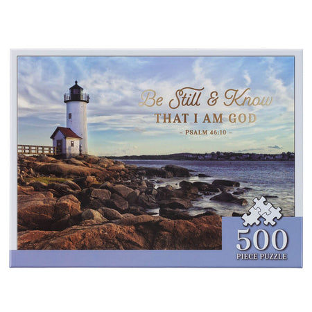 Be Still and Know 500-piece Jigsaw Puzzle - Psalm 46:10 by Christian Art Gifts, product view 4