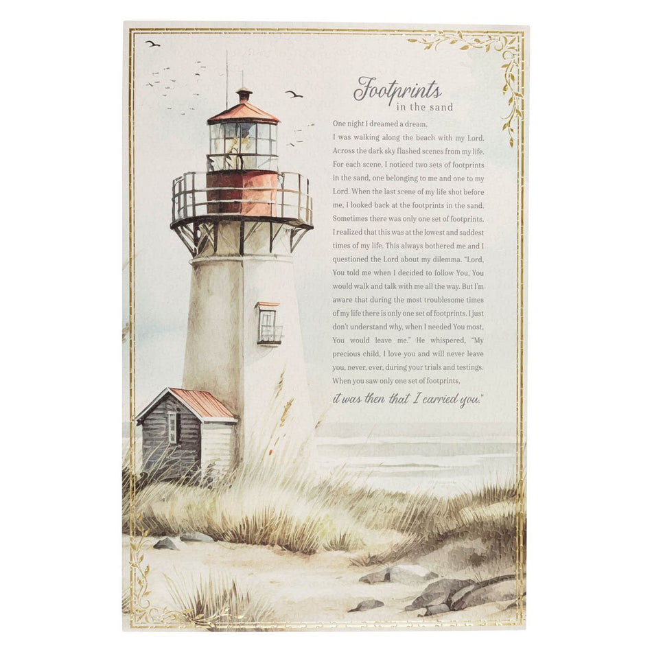 Footprints 1000-piece Puzzle by Christian Art Gifts