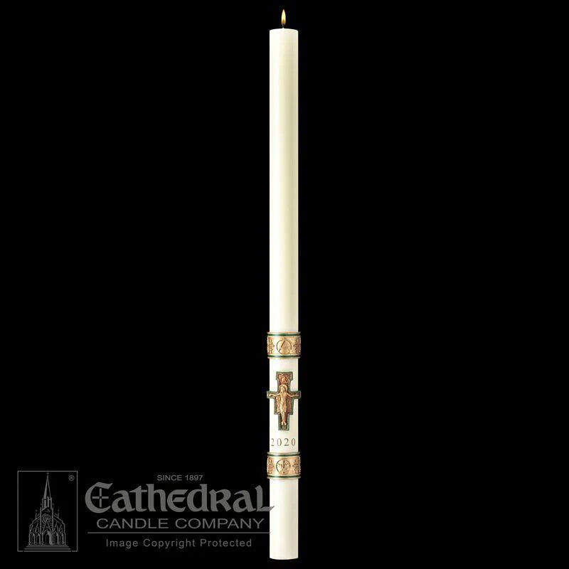 Paschal Candle - Cross St. Francis