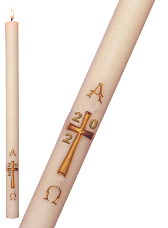 Paschal Candle - Simple Cross