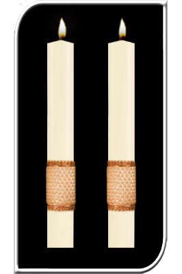 Paschal Side Candles - Holy Cross of San Damiano Sold as Pair