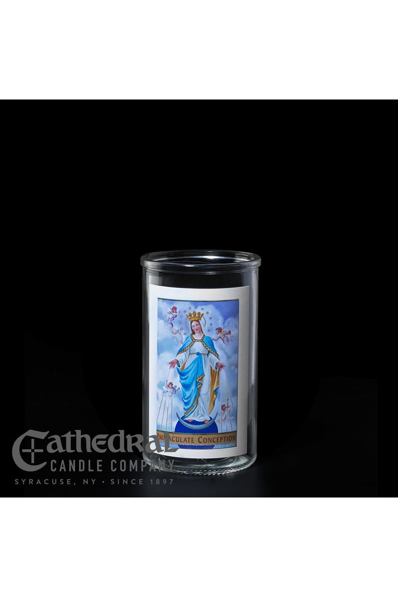 Patron Saint Glass 3 Day Globes - Immaculate Conception by Anchor Christian Distributors