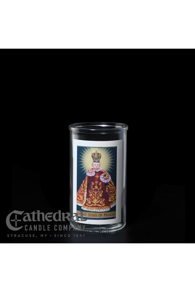 Patron Saint Glass 3 Day Globes - Infant Jesus of Prague by Anchor Christian Distributors
