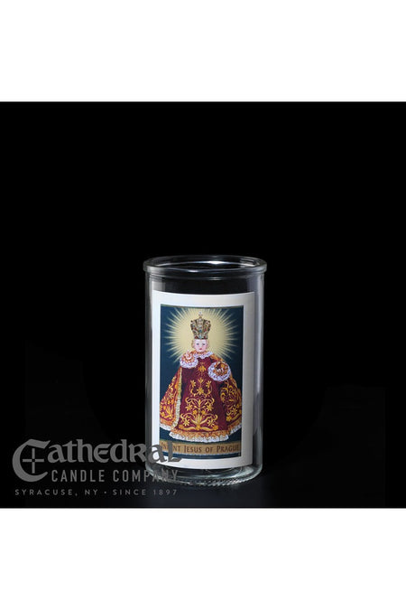 Patron Saint Glass 3 Day Globes - Infant Jesus of Prague by Anchor Christian Distributors