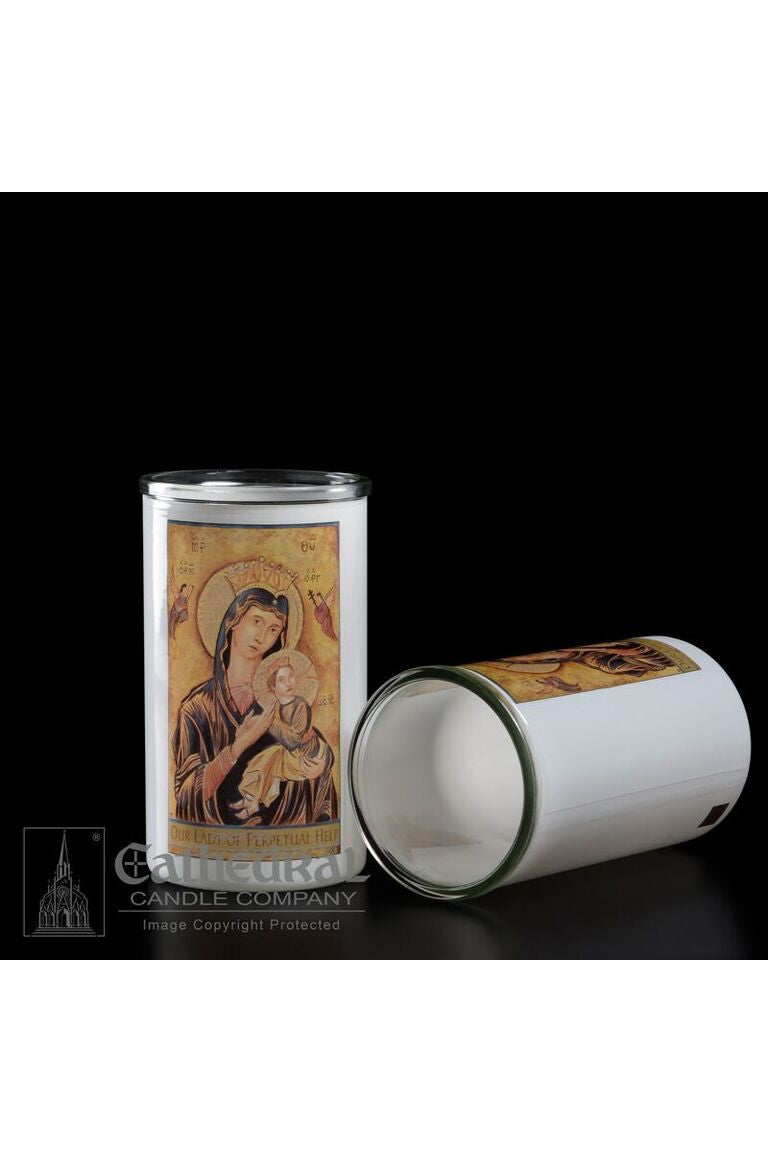 Patron Saint Glass 3 Day Globes - Our Lady of Perpetual Help by Anchor Christian Distributors
