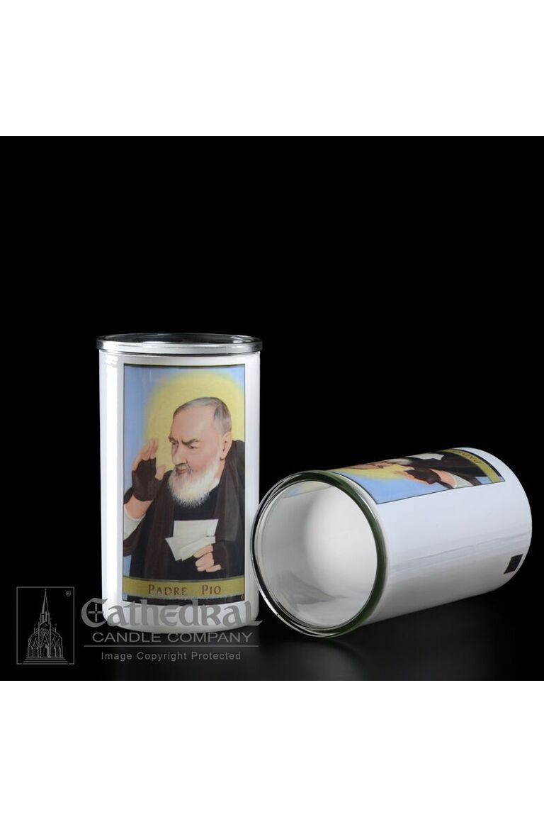 Patron Saint Glass 3 Day Globes - Padre Pio by Anchor Christian Distributors