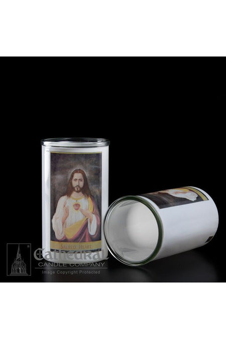 Patron Saint Glass 3 Day Globes - Sacred Heart by Anchor Christian Distributors