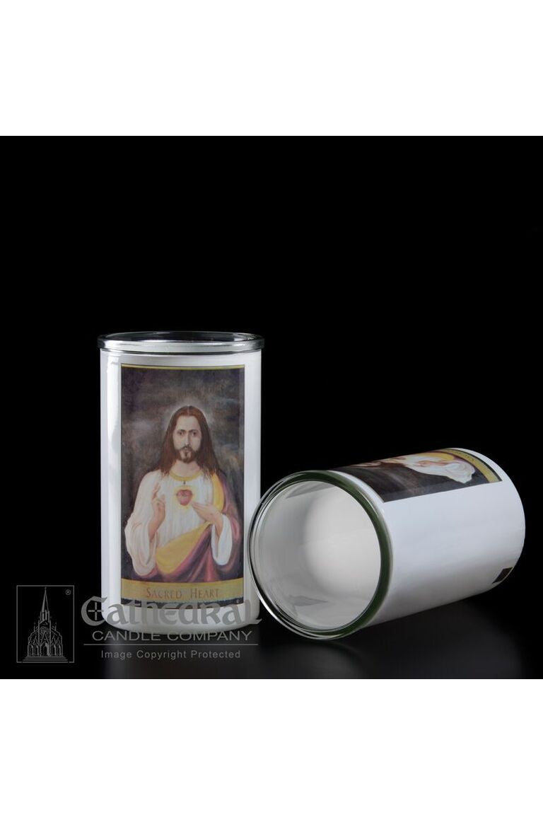 Patron Saint Glass 3 Day Globes - Sacred Heart by Anchor Christian Distributors