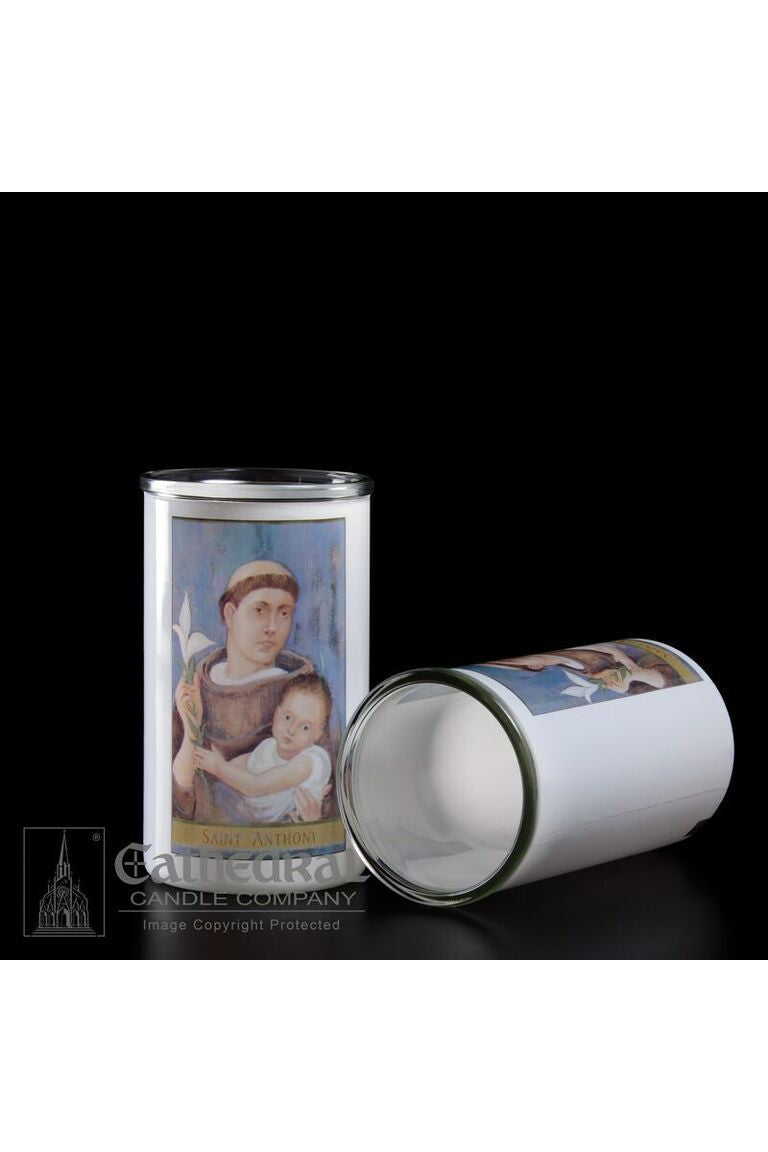 Patron Saint Glass 3 Day Globes - St. Anthony by Anchor Christian Distributors