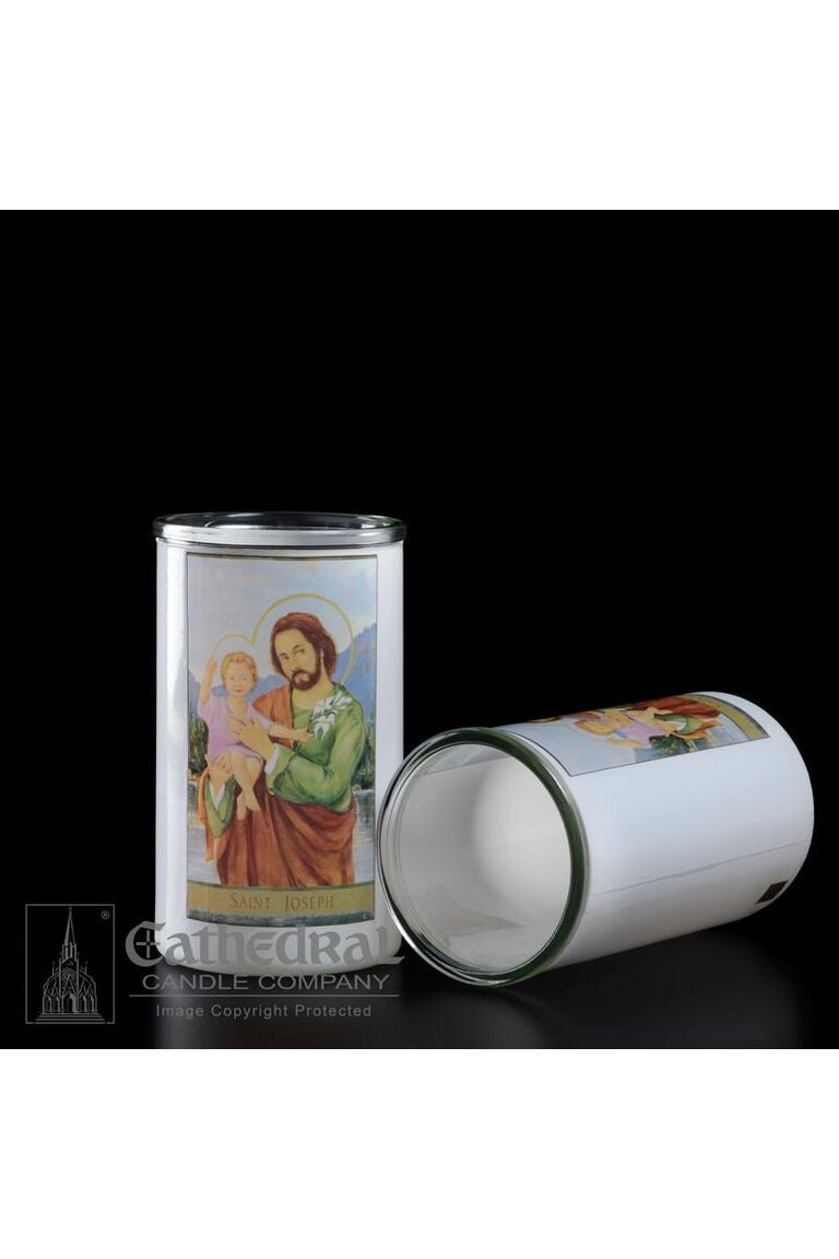 Patron Saint Glass 3 Day Globes - St. Joseph by Anchor Christian Distributors