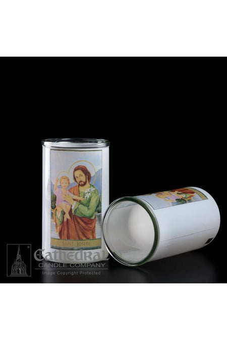 Patron Saint Glass 3 Day Globes - St. Joseph by Anchor Christian Distributors