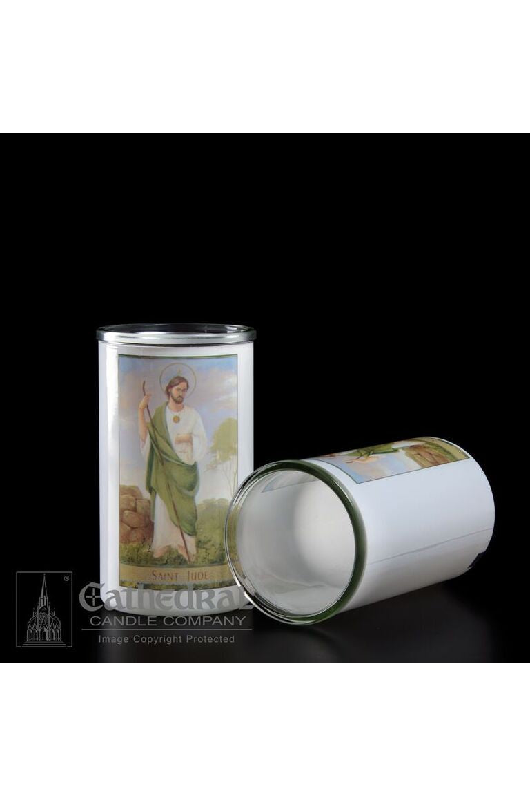 Patron Saint Glass 3 Day Globes - St. Jude by Anchor Christian Distributors