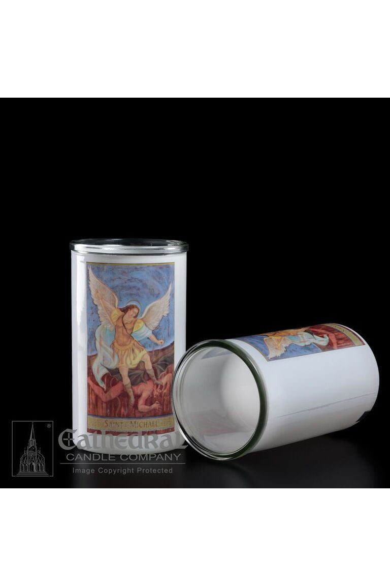 Patron Saint Glass 3 Day Globes - St. Michael by Anchor Christian Distributors