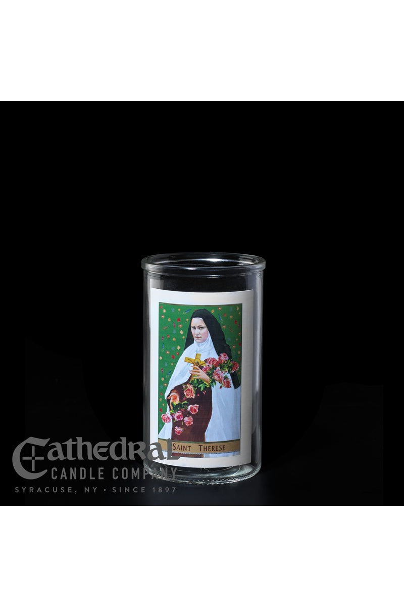 Patron Saint Glass 3 Day Globes - St. Therese by Anchor Christian Distributors