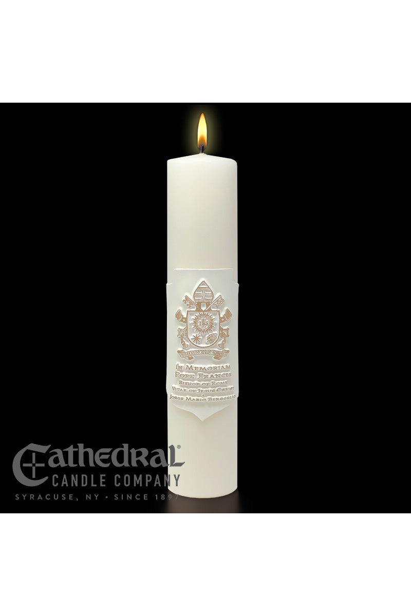Pope Francis Memoriam Candle by Anchor Christian Distributors