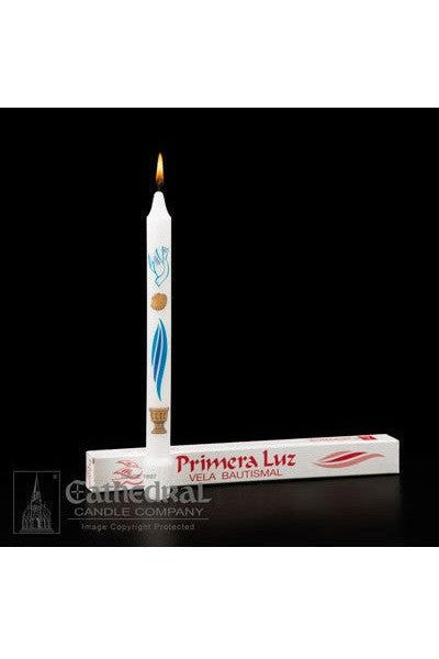 Prima Luz Spanish Baptismal Candles by Anchor Christian Distributors