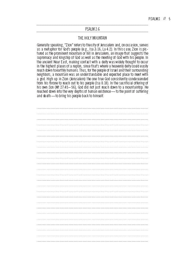 The Jesus Bible Paperback Journal (NIV) - Psalms by HarperCollins, product view 8