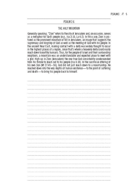 The Jesus Bible Paperback Journal (NIV) - Psalms by HarperCollins, product view 8