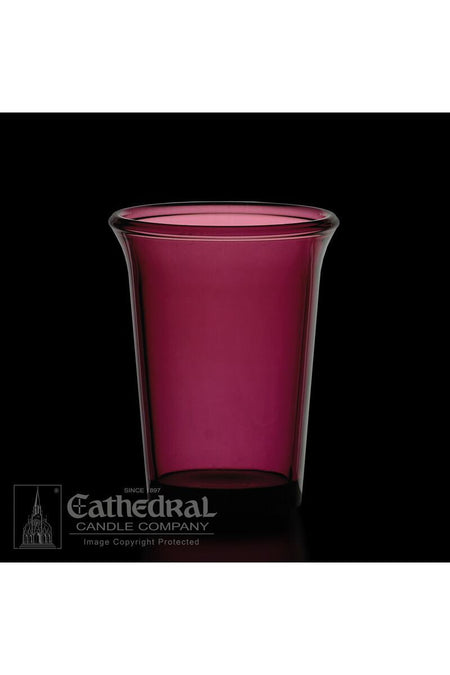Purple 24 Hour Votive Glasses - YS204-PU by Anchor Christian Distributors