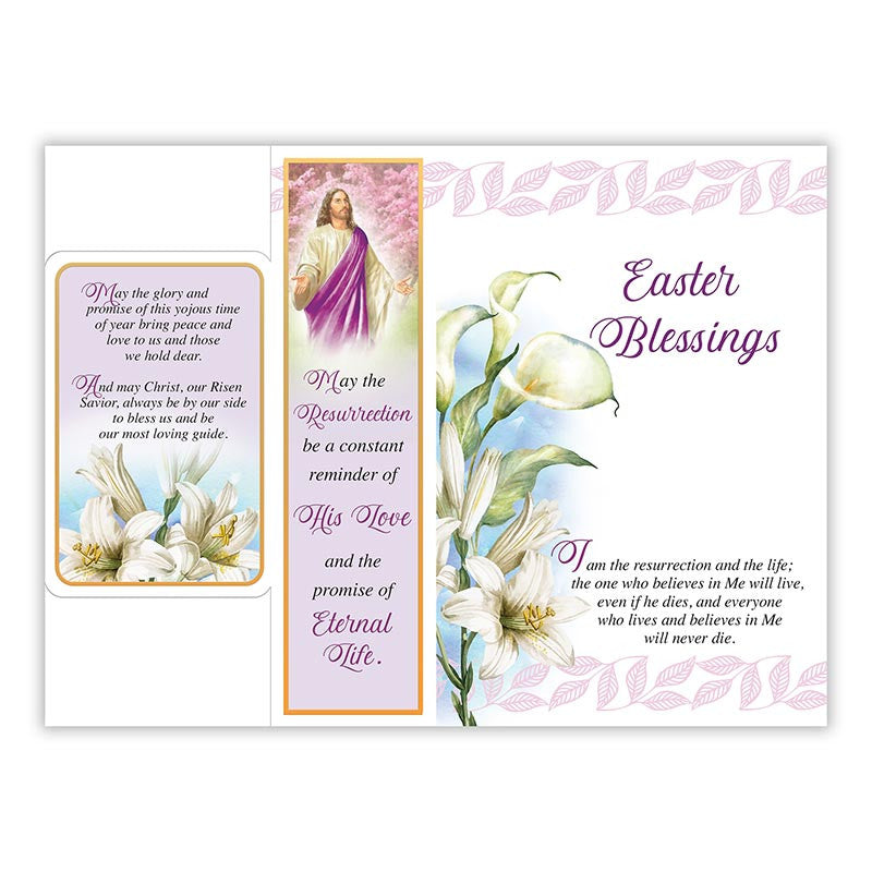 Jesus is Risen - Easter Card with Keepsake Bookmark by Catholic Brands, product view 2