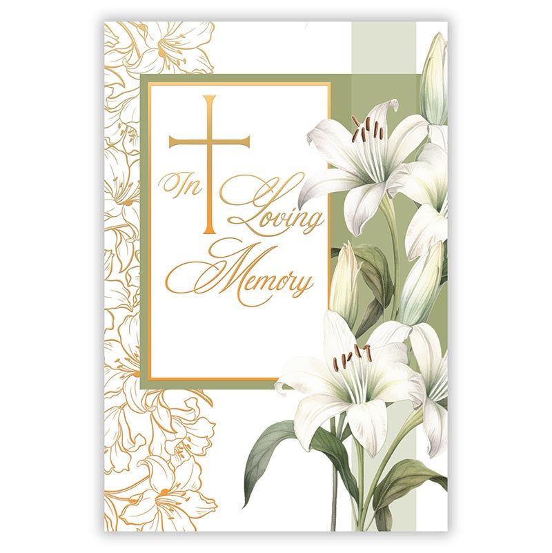 In Loving Memory - Sympathy Booklet - Green