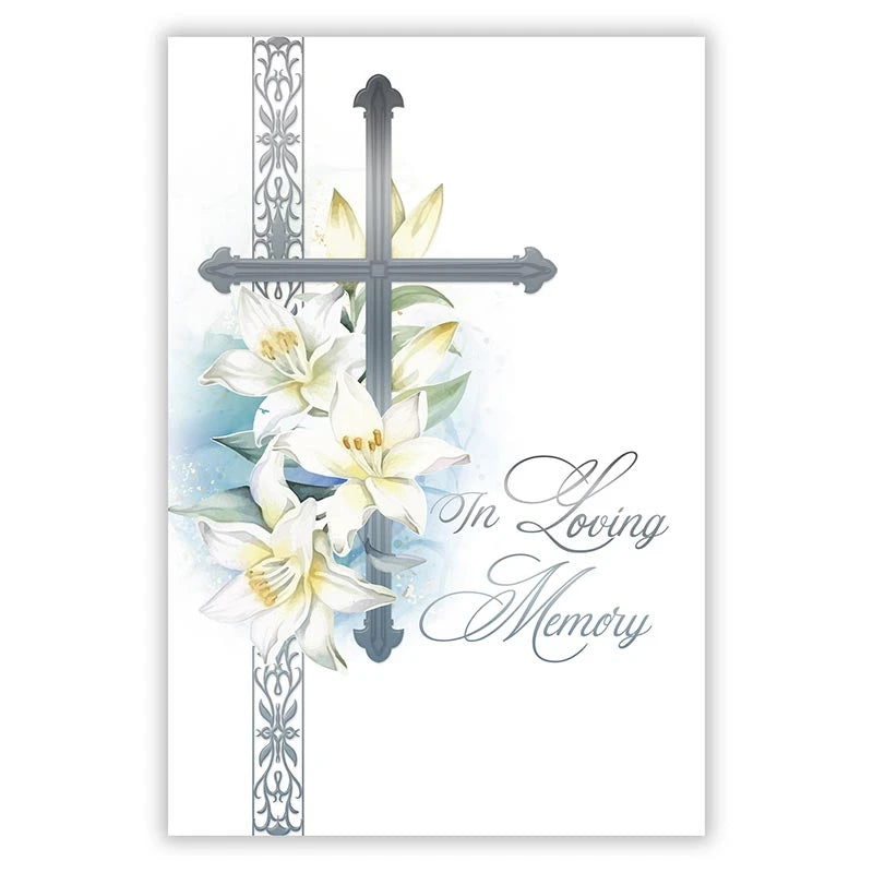In Loving Memory - Sympathy Booklet - White by Christian brands Catholic, product view 4