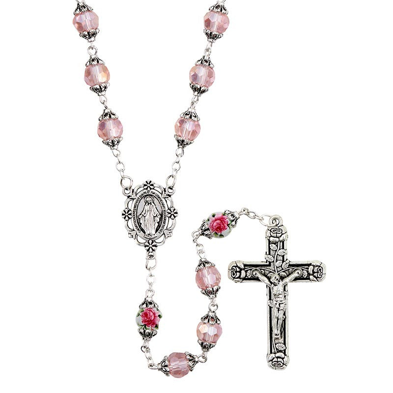 Pink Madonna of the Rose Rosary
