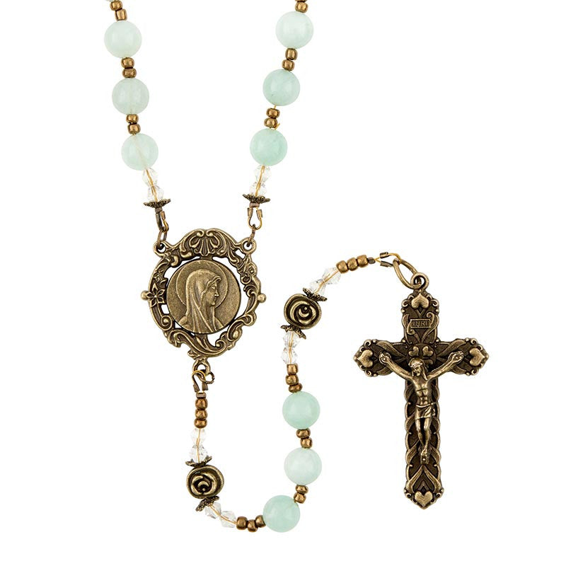 Green Amazonite Healing Waters Rosary