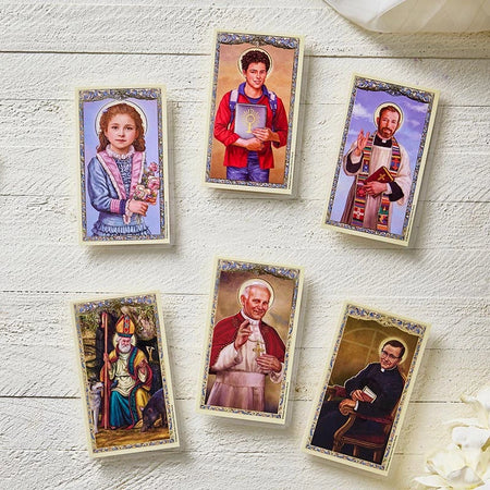 Saint Carlo Acutis Holy Card | 25 pack by Christian Brands, product view 3