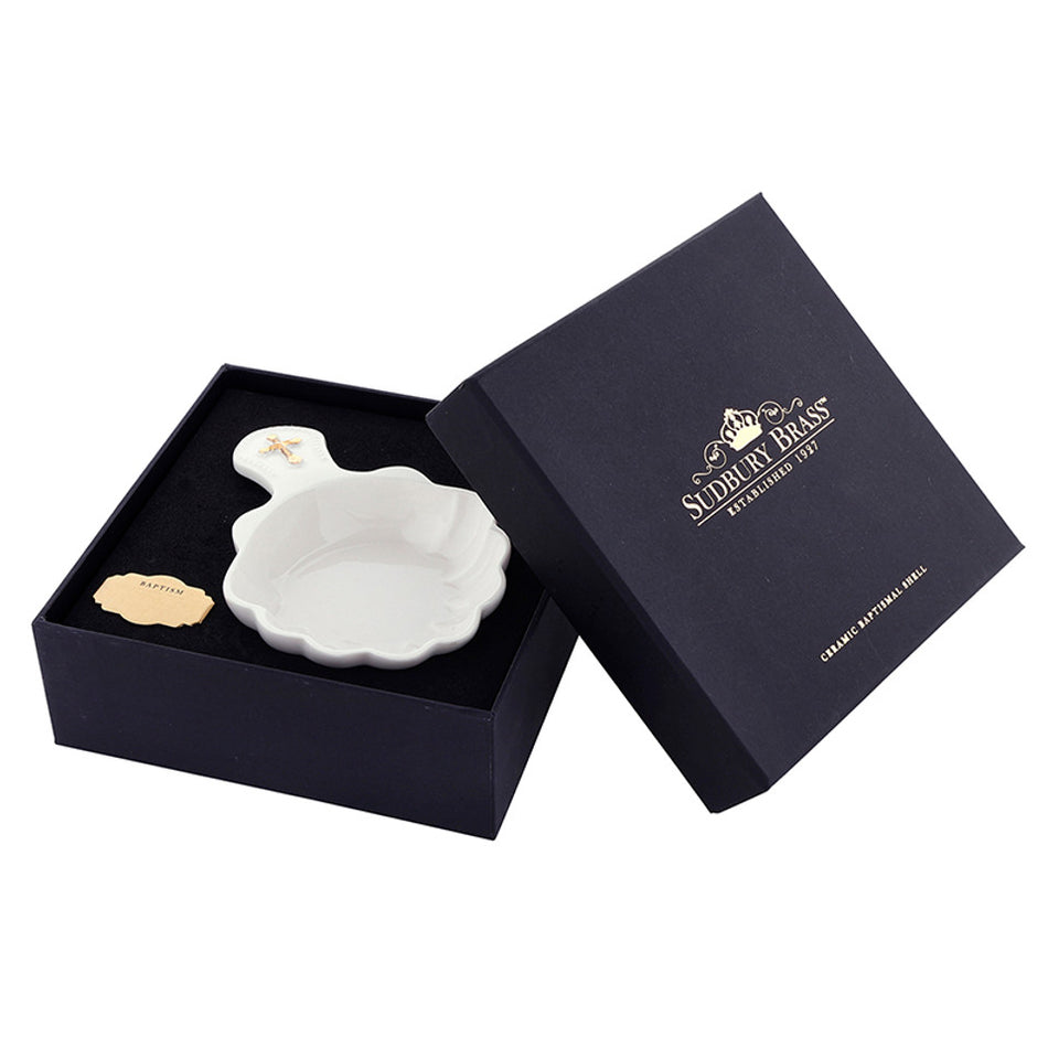 Porcelain Baptismal Gift Shell