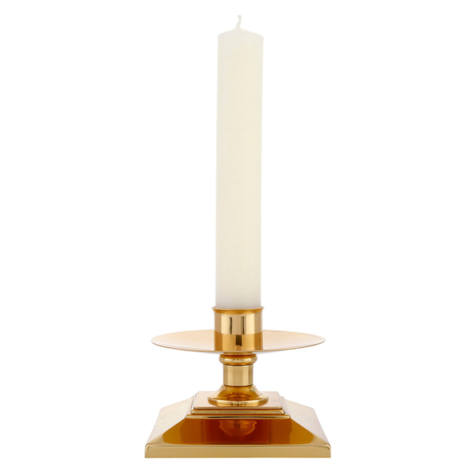 Altar Candle Stick (Pair) - Square Base