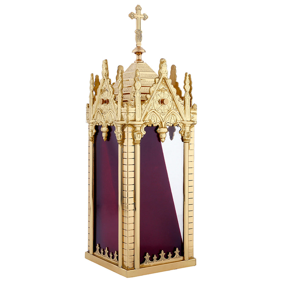 Large Polished Brass Reliquary