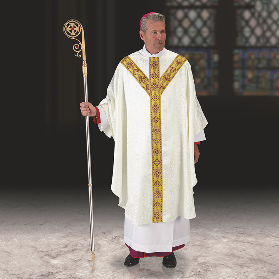 Cross Crozier with Ruby