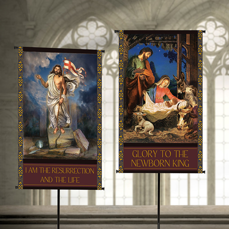 Baptized in Christ Banner by Christian Brands, product view 2
