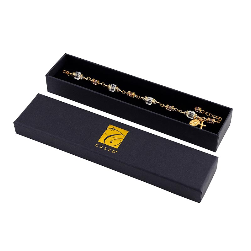 Crystal Cornerstone Bracelet by Christian brands Catholic, product view 6