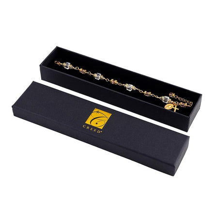Crystal Cornerstone Bracelet by Christian brands Catholic, product view 6