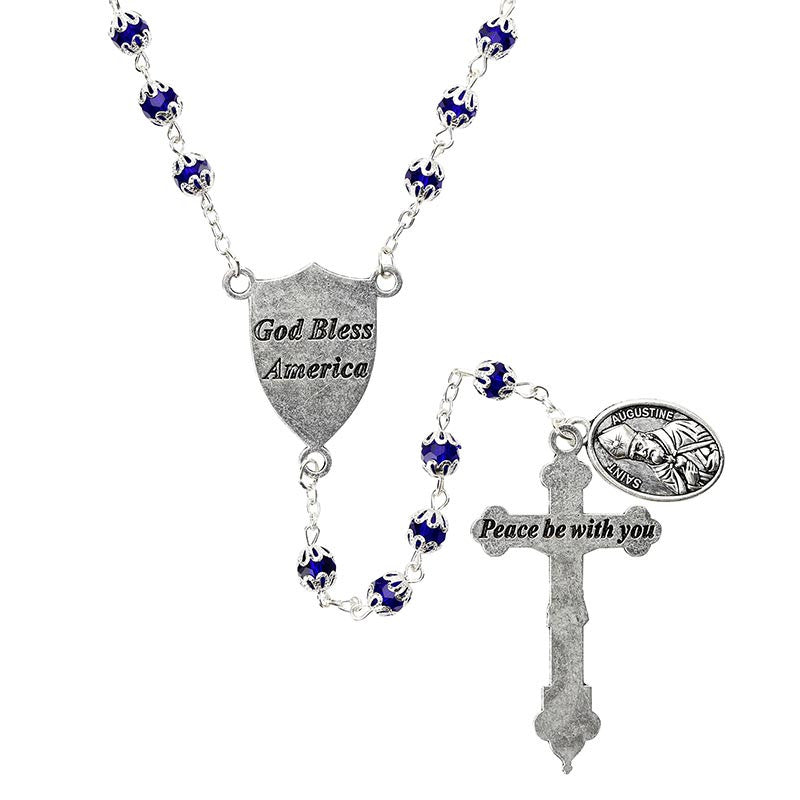 Pope Leo XIV Sapphire Rosary