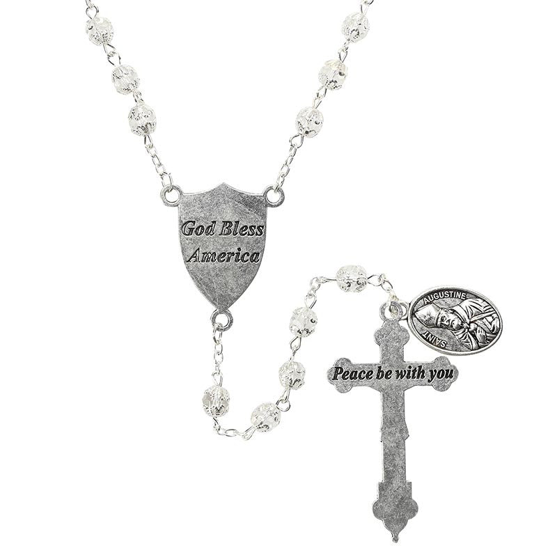 Pope Leo XIV Crystal Rosary