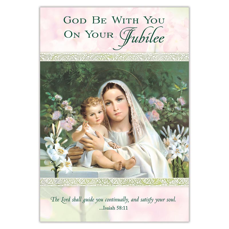 God Be With You on Your Jubilee Anniversary Card by Catholic Brands