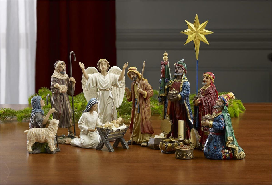 19 Piece Real Life Nativity Set 7H by Dicksons, product view 2