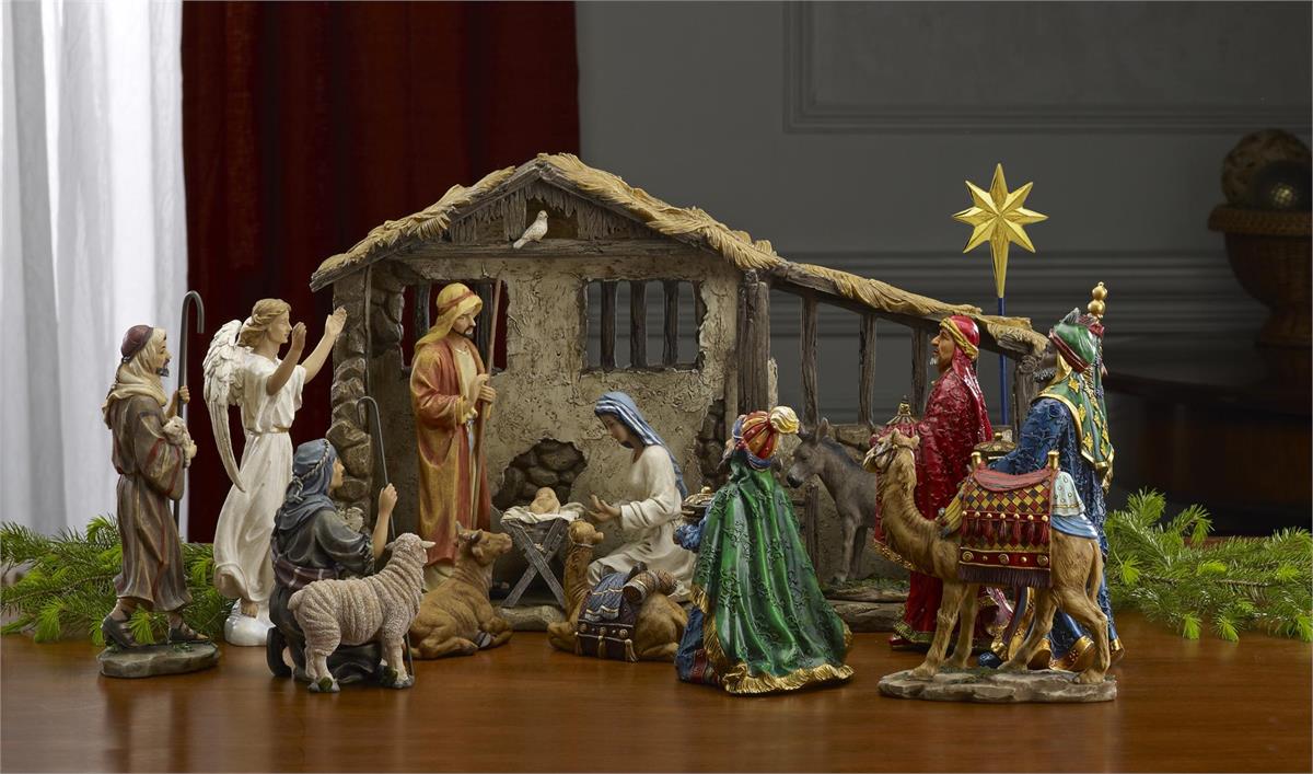 23 Piece Real Life Nativity Set 7H by Dicksons, product view 2