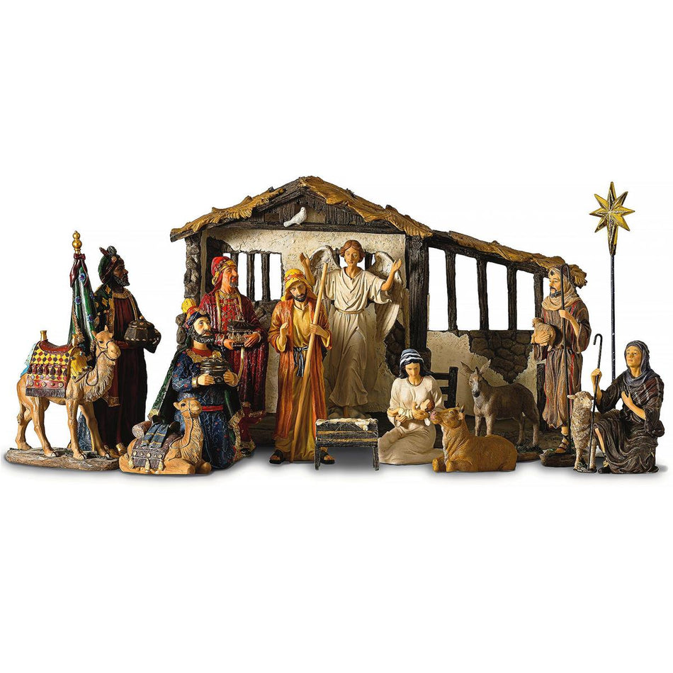 16 Piece Real Life Nativity Set 10H by Dicksons