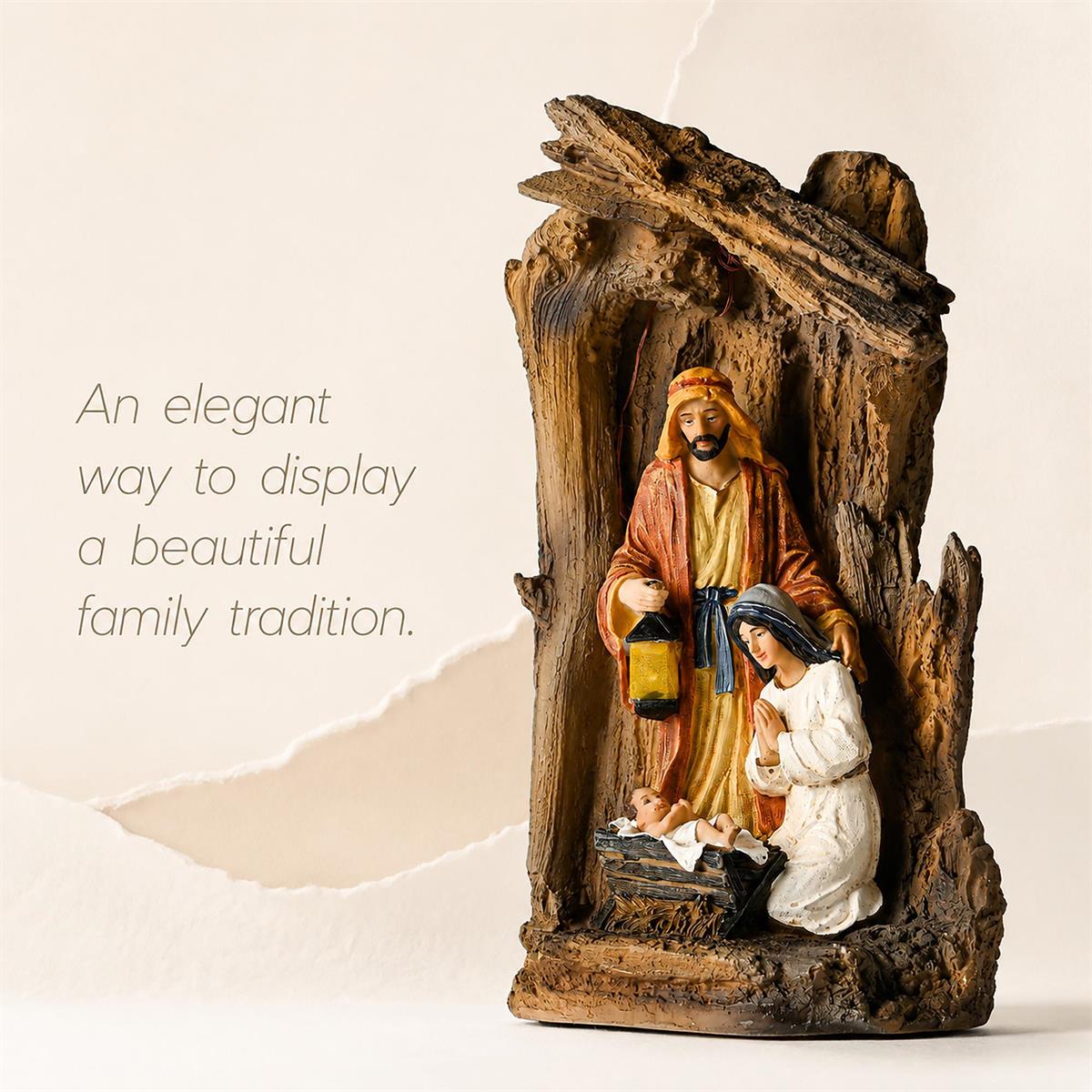 Lighted Holy Family by Dicksons, product view 3