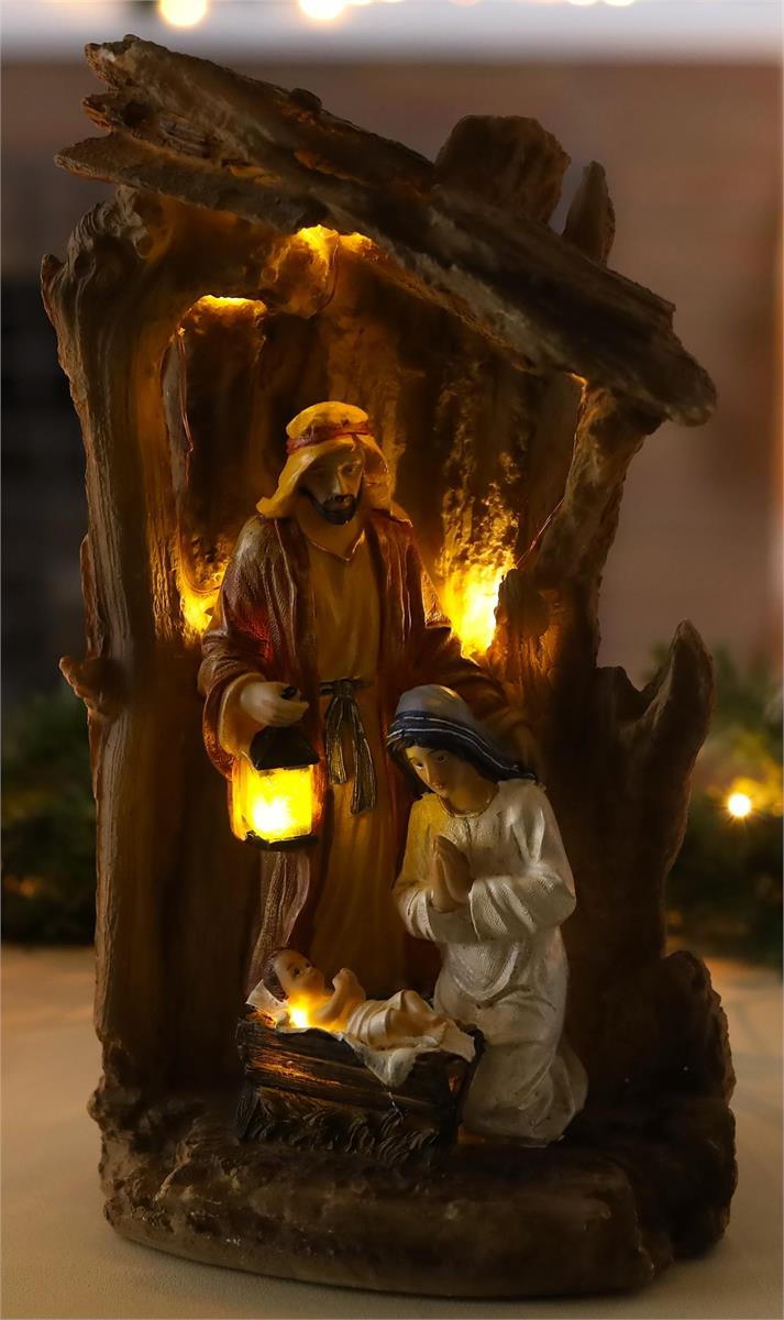 Lighted Holy Family by Dicksons, product view 7